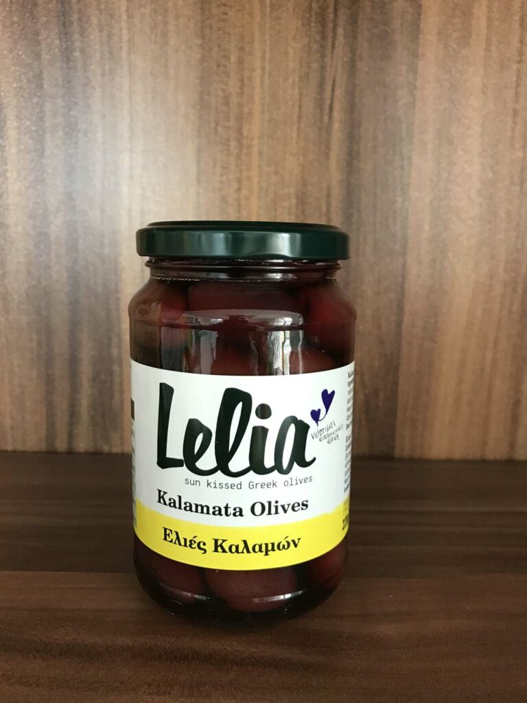 Lelia „Kalamata Oliven“ im Glas WANI Olivenöl